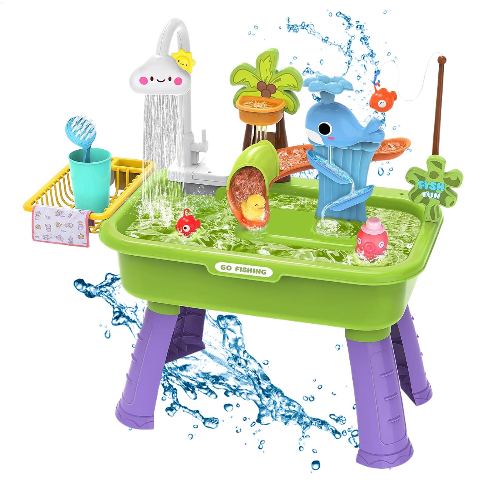 Kids Toys Kitchen Set - Lavello Elettrico Giocattolo per Bambini con